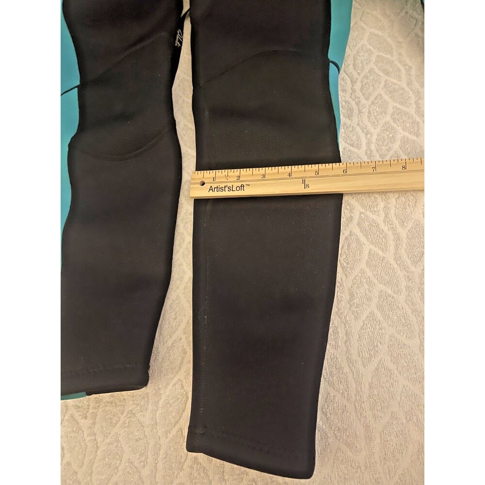 HEVTO Youth Kids SZ 11 Vigor-1 3/2mm Neoprene Full Wetsuit Black Blue Surf Swim - Picture 14 of 16